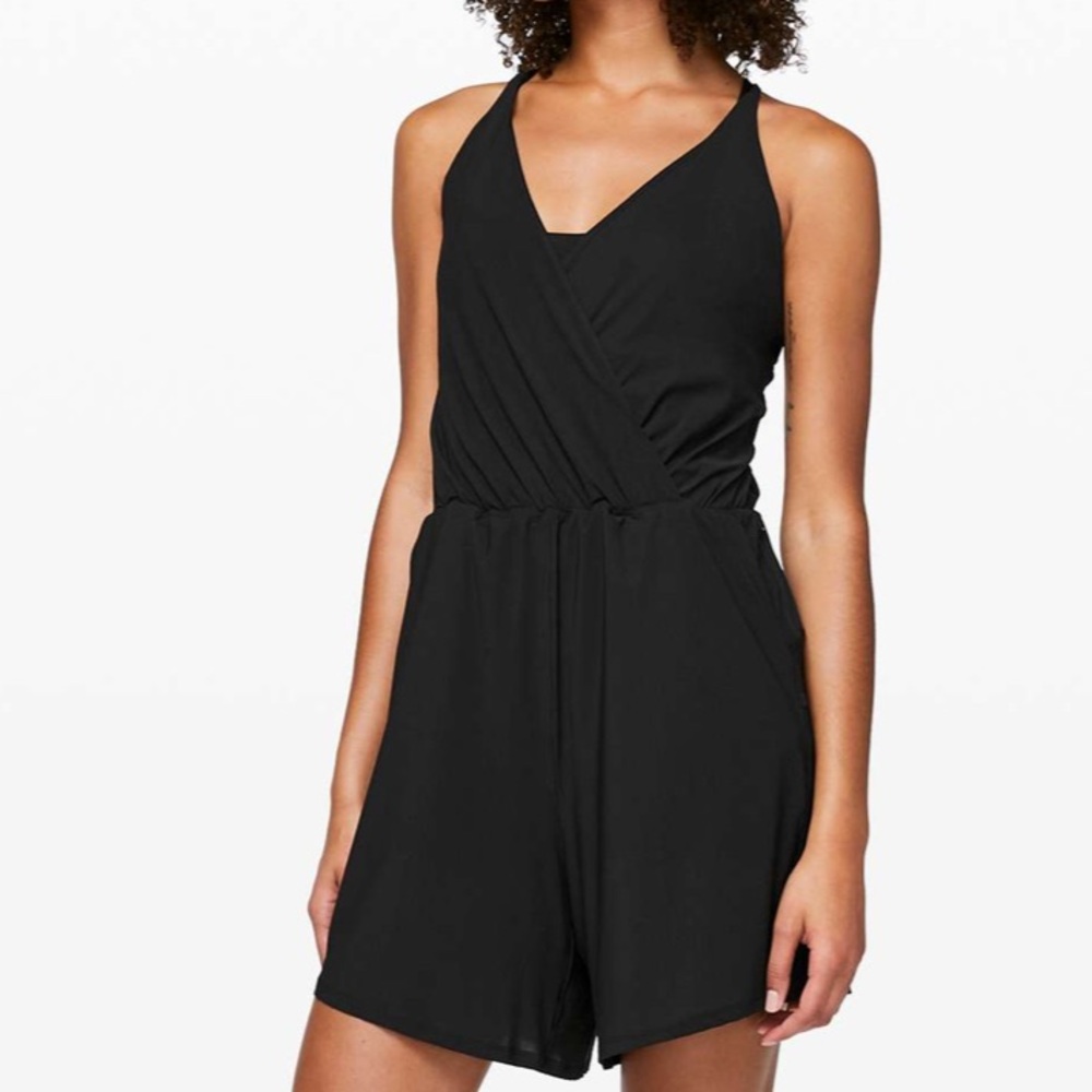 Lululemon Monday Best Romper Black size‎ 2